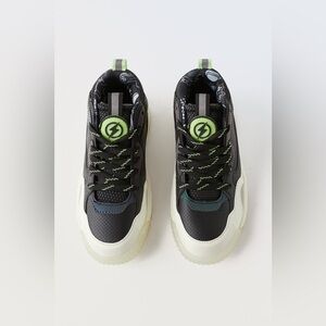 Zara Glow In The Dark High Top Sneakers